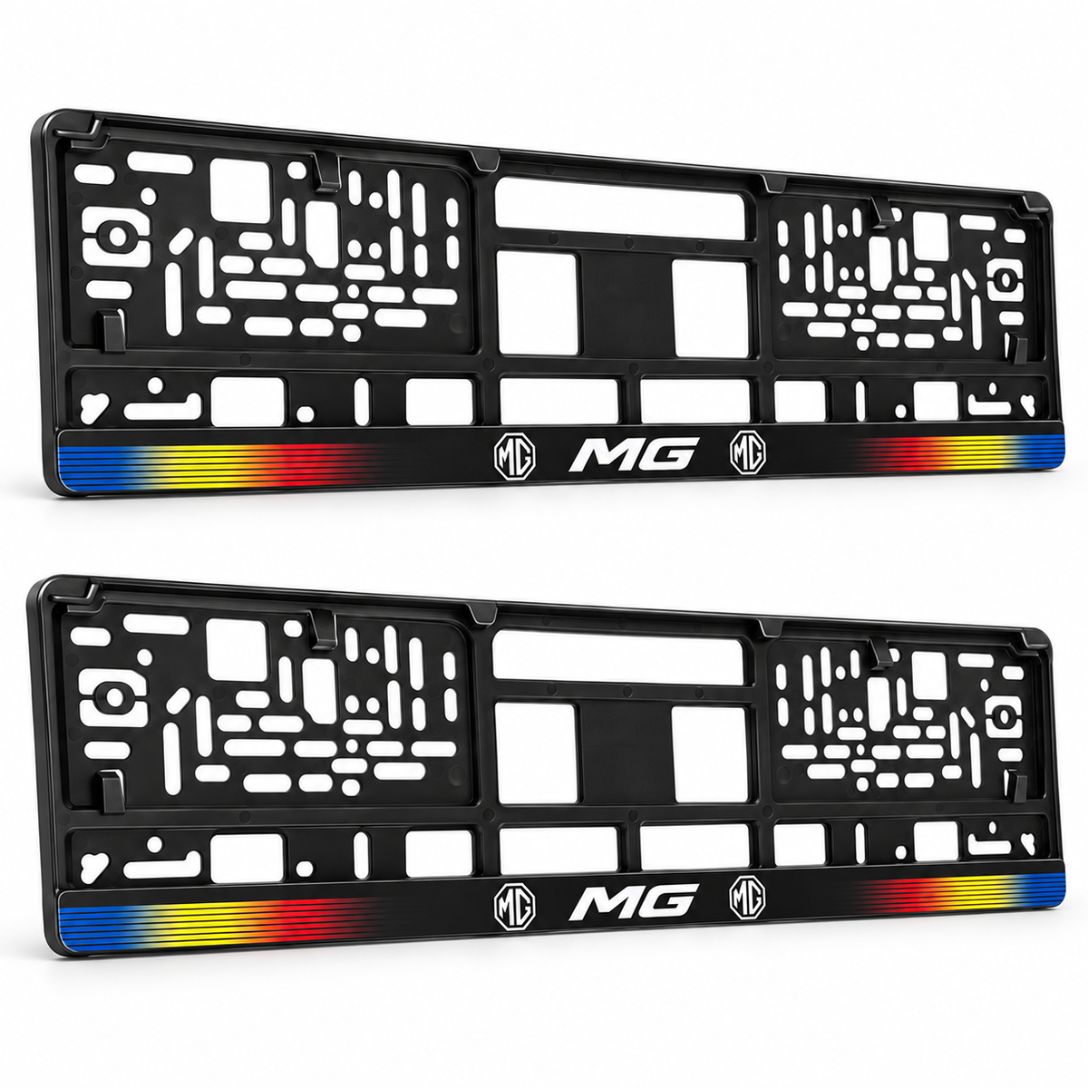 Set 2 bucati, suport numar inmatriculare personalizat MG, HLX-1