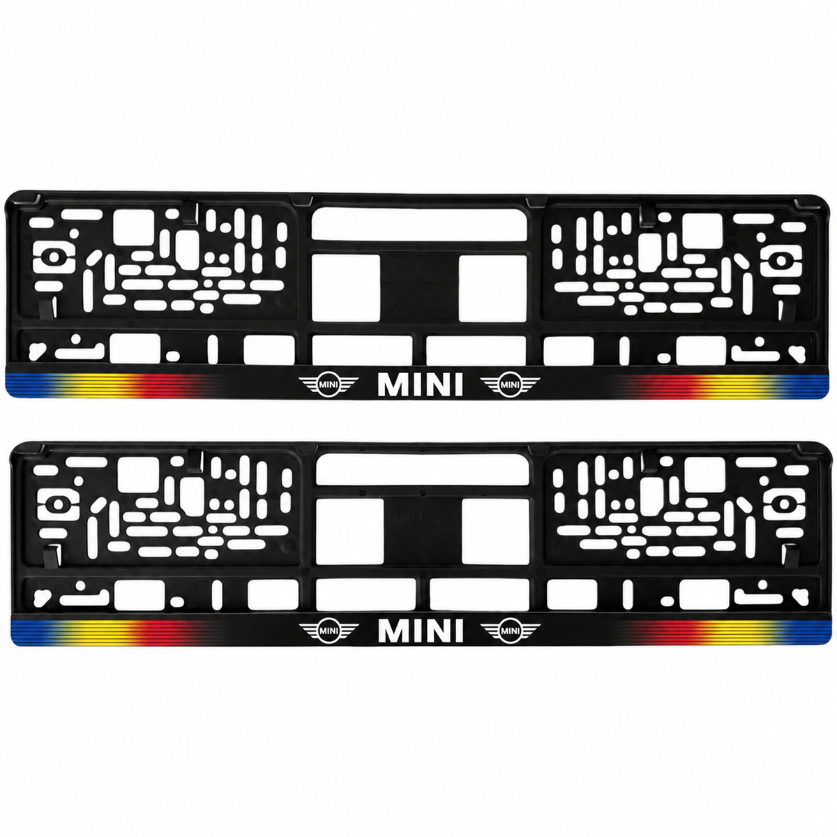 Set 2 bucati, suport numar inmatriculare personalizat Mini, HLX-1