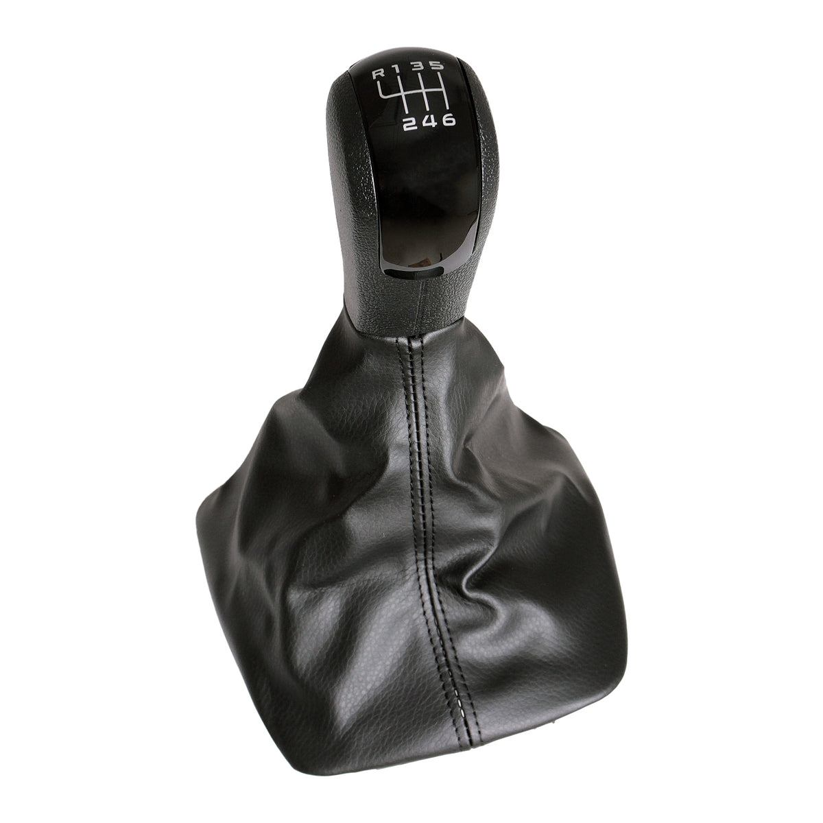Manson cu nuca schimbator compatibil Skoda Octavia II 2004-2011 6 viteze, nuca neagra