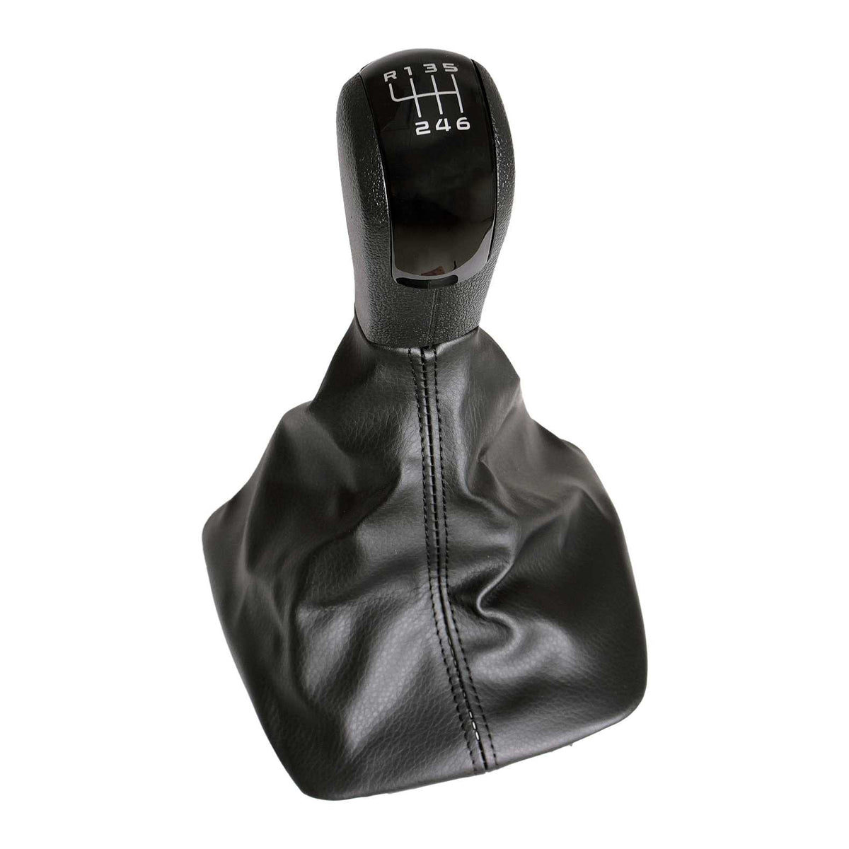 Manson cu nuca schimbator compatibil Skoda Octavia II 2004-2011 6 viteze, nuca neagra