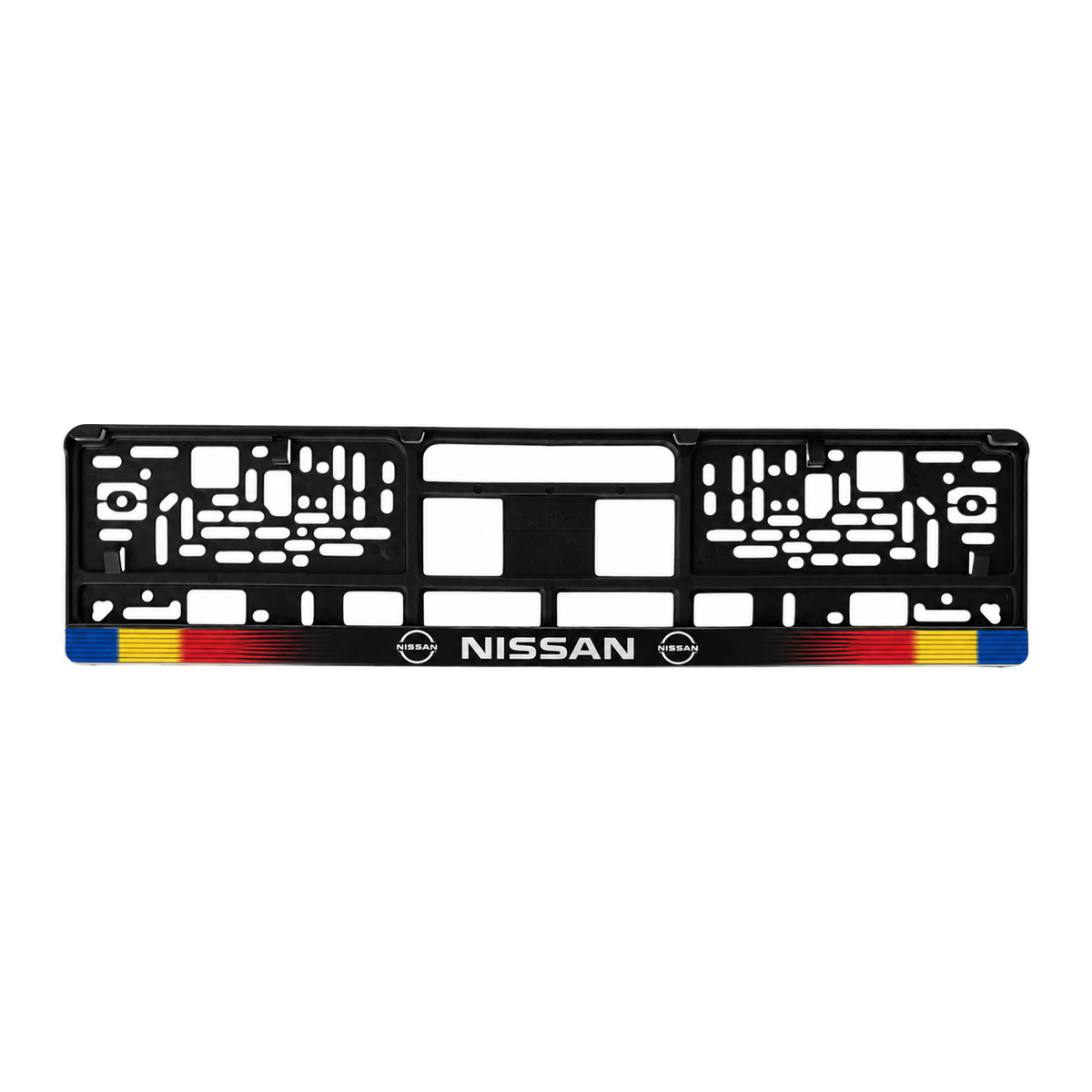 Set 2 bucati, suport numar inmatriculare personalizat Nissan, HLX-1