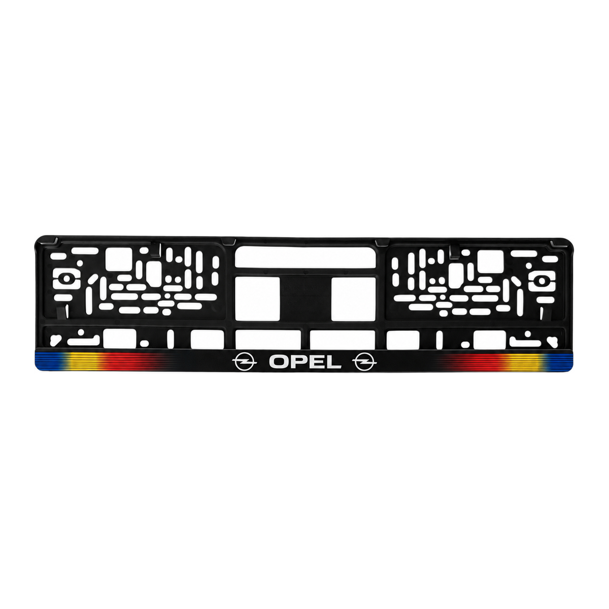 Set 2 bucati, suport numar inmatriculare personalizat Opel, HLX-1