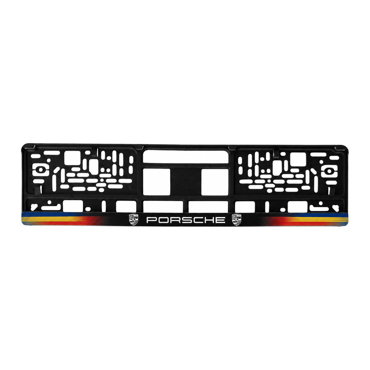 Set 2 bucati, suport numar inmatriculare personalizat Porsche, HLX-1