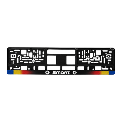 Set 2 bucati, suport numar inmatriculare personalizat Smart, HLX-1