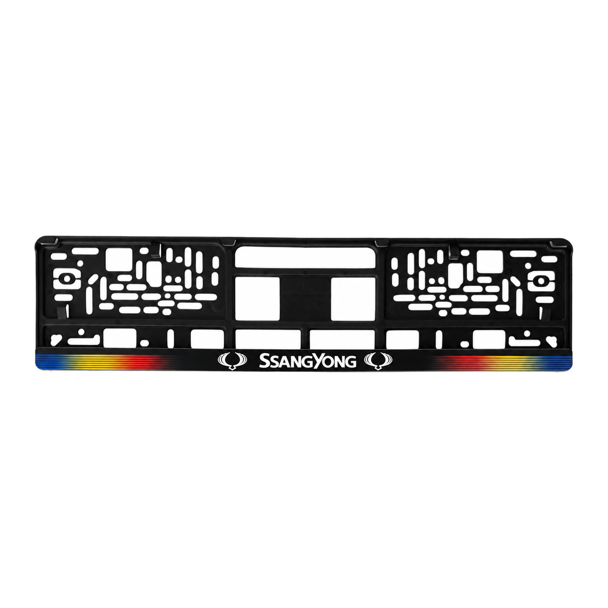 Set 2 bucati, suport numar inmatriculare personalizat SsangYong, HLX-1