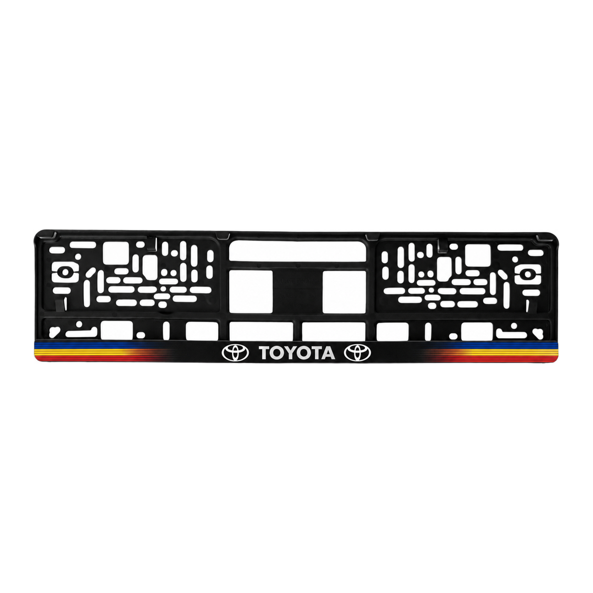 Set 2 bucati, suport numar inmatriculare personalizat Toyota, HLX-1