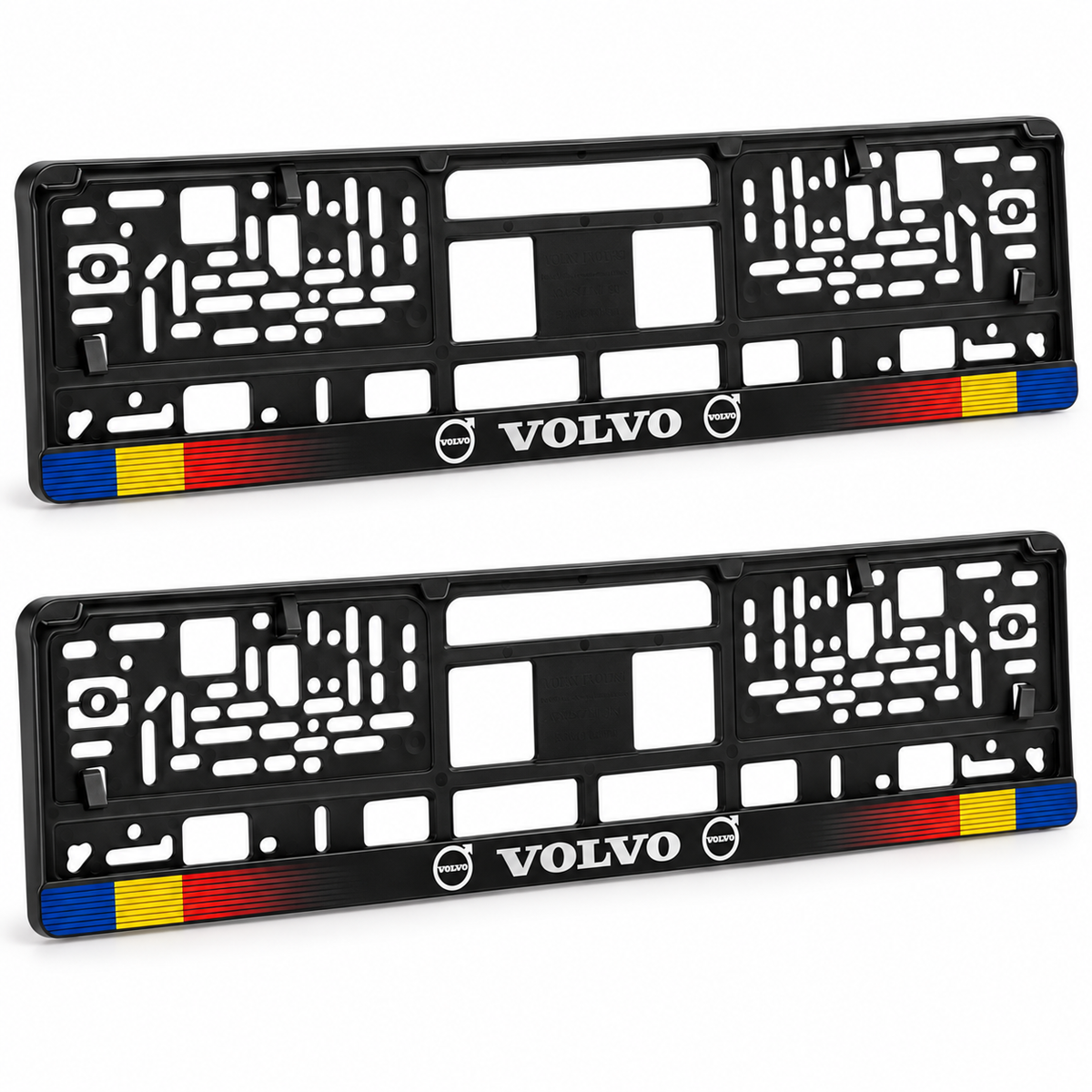 Set 2 bucati, suport numar inmatriculare personalizat Volvo, HLX-1