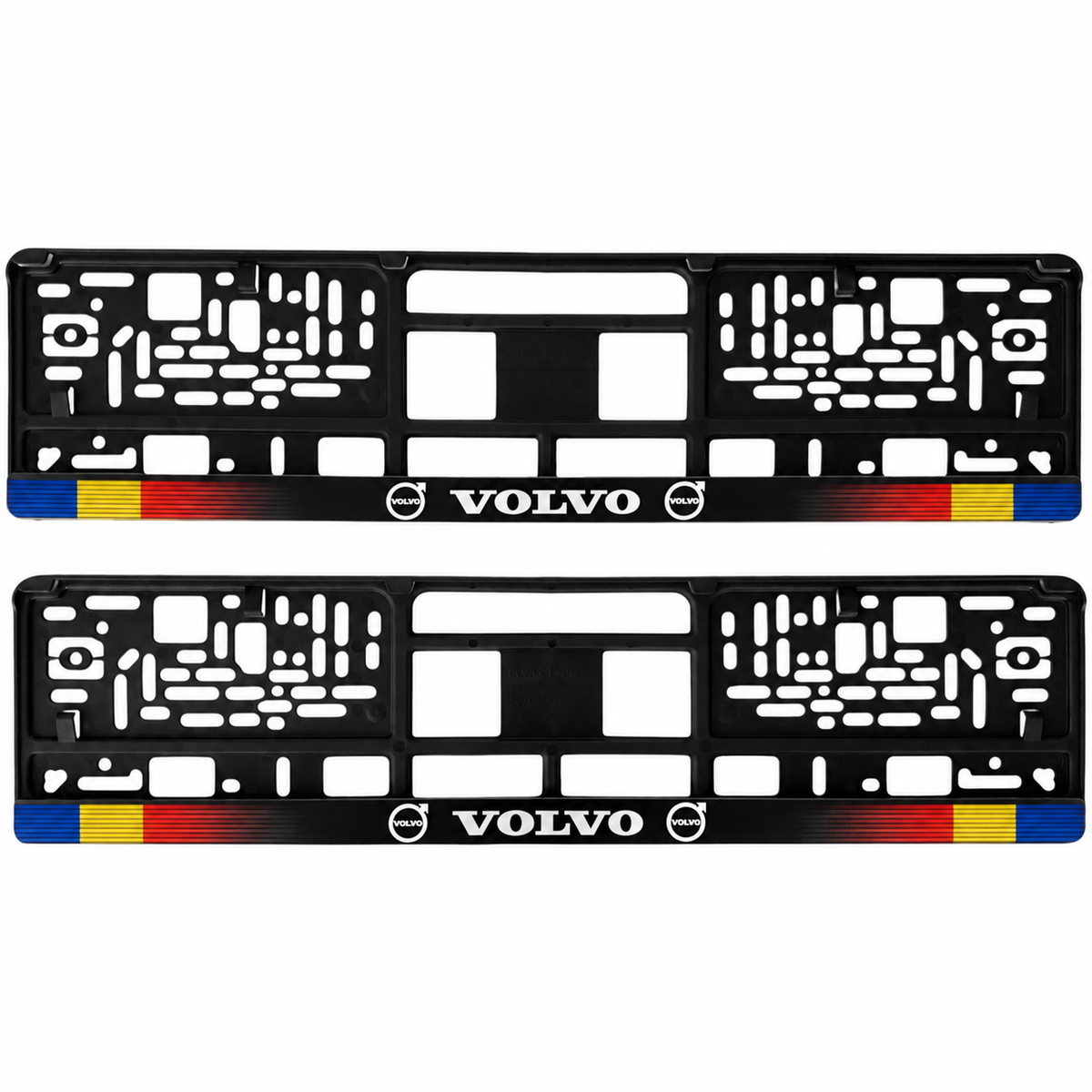 Set 2 bucati, suport numar inmatriculare personalizat Volvo, HLX-1