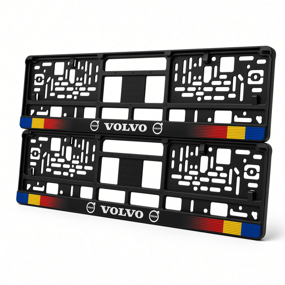 Set 2 bucati, suport numar inmatriculare personalizat Volvo, HLX-1