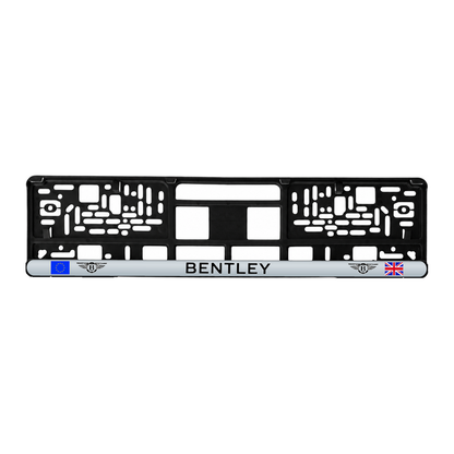 Set 2 bucati, suport numar inmatriculare personalizat Bentley, HLX-3