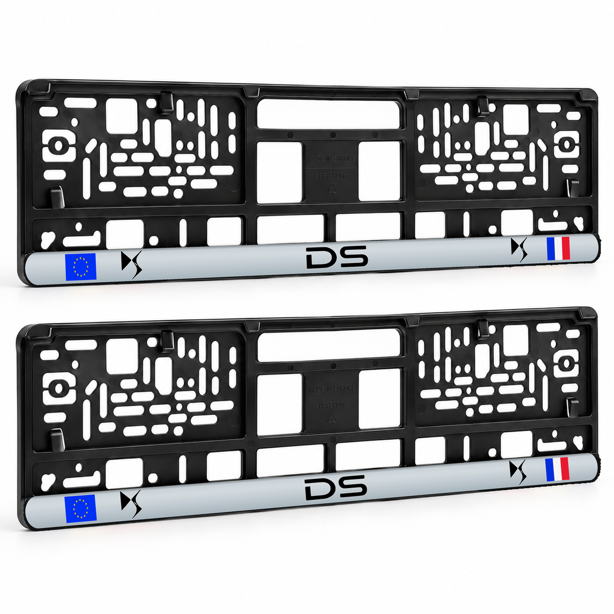 Set 2 bucati, suport numar inmatriculare personalizat DS, HLX-3