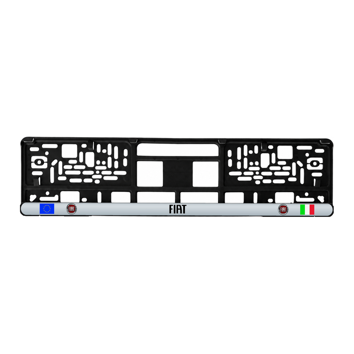 Set 2 bucati, suport numar inmatriculare personalizat Fiat, HLX-3