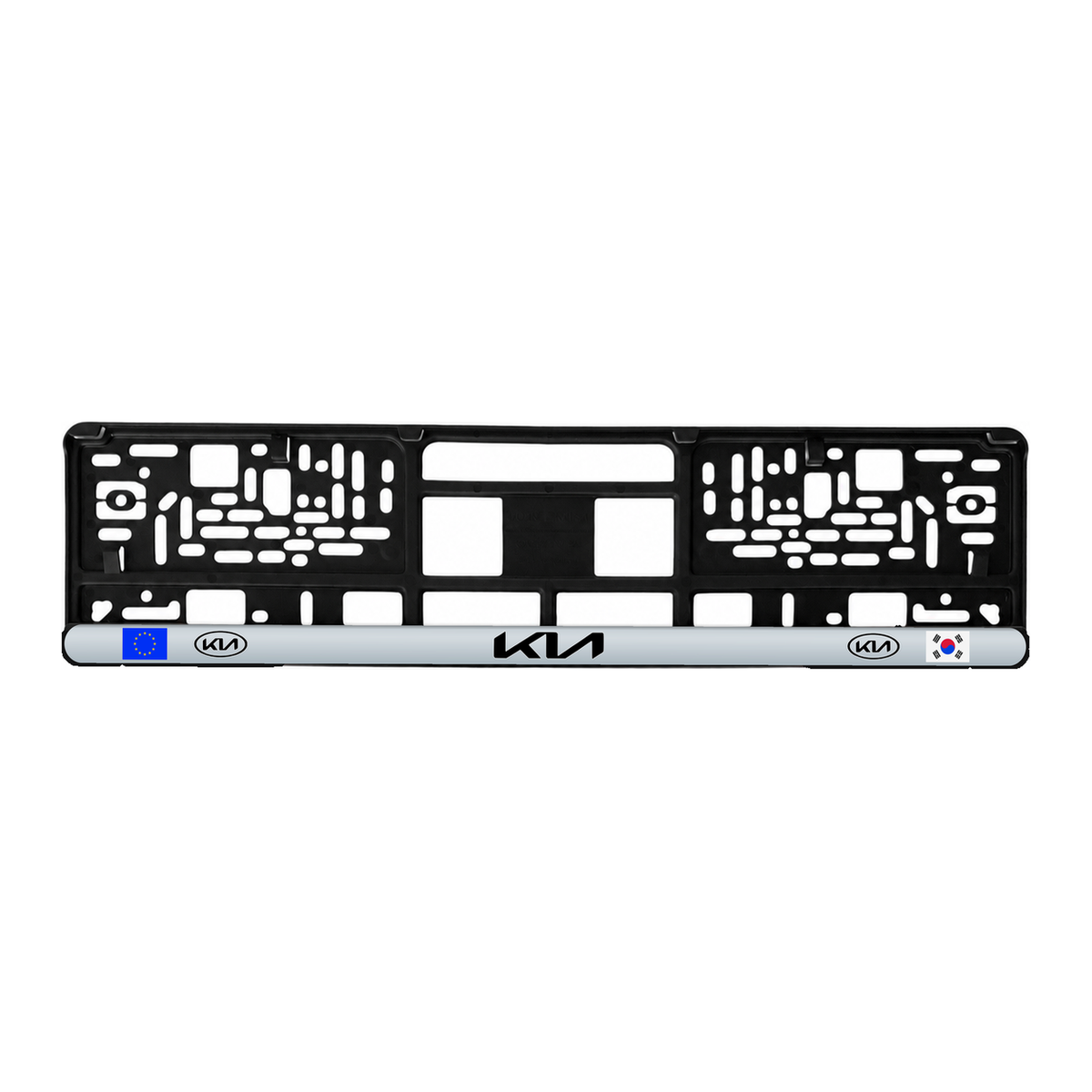 Set 2 bucati, suport numar inmatriculare personalizat Kia, HLX-3
