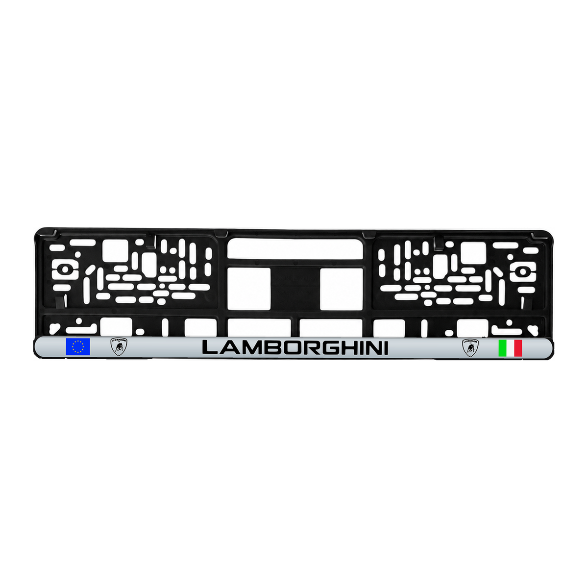 Set 2 bucati, suport numar inmatriculare personalizat Lamborghini, HLX-3