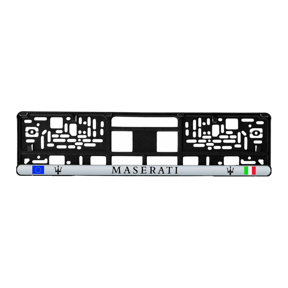 Set 2 bucati, suport numar inmatriculare personalizat Maserati, HLX-3