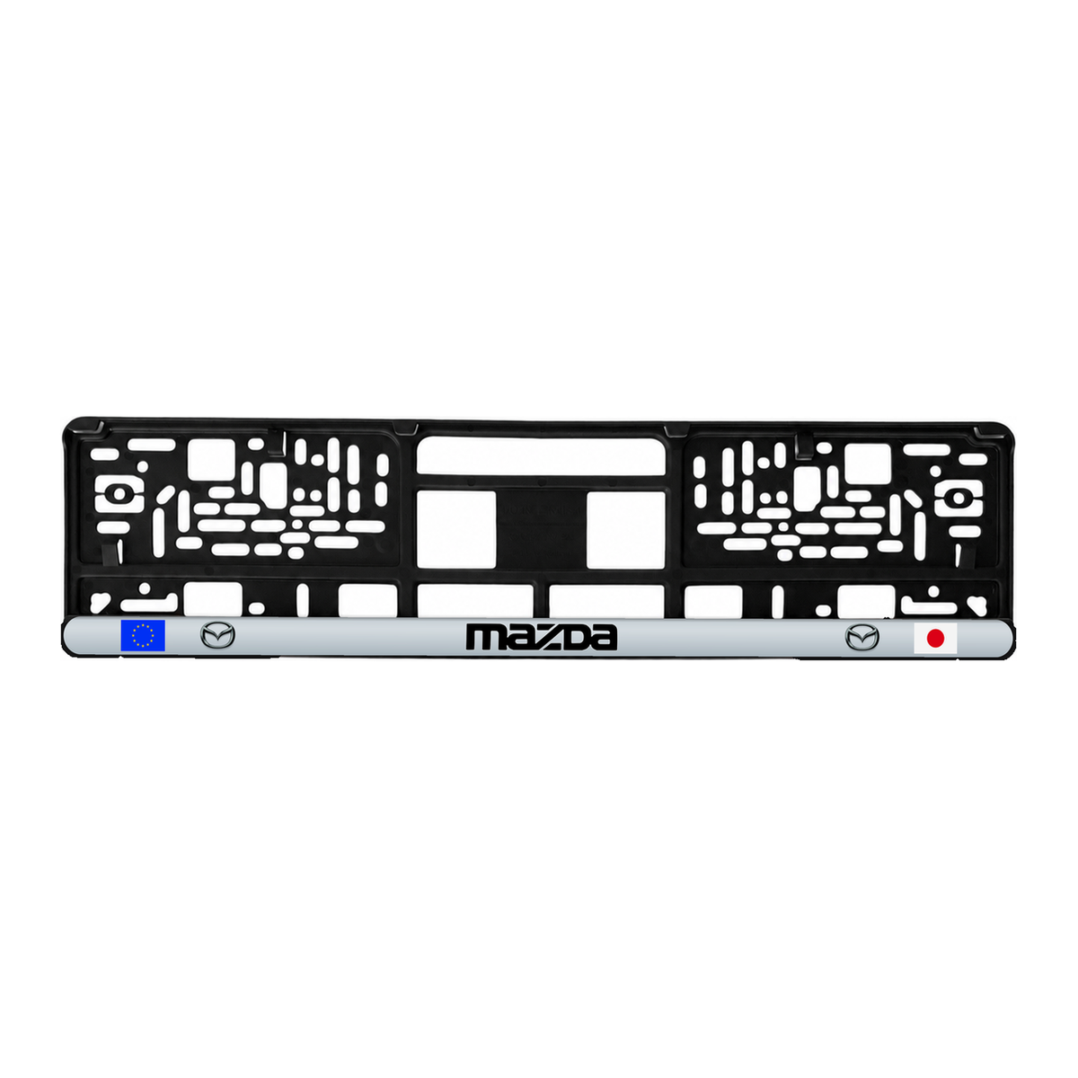 Set 2 bucati, suport numar inmatriculare personalizat Mazda, HLX-3