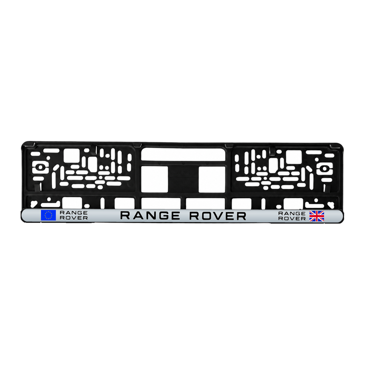 Set 2 bucati, suport numar inmatriculare personalizat Range Rover, HLX-3