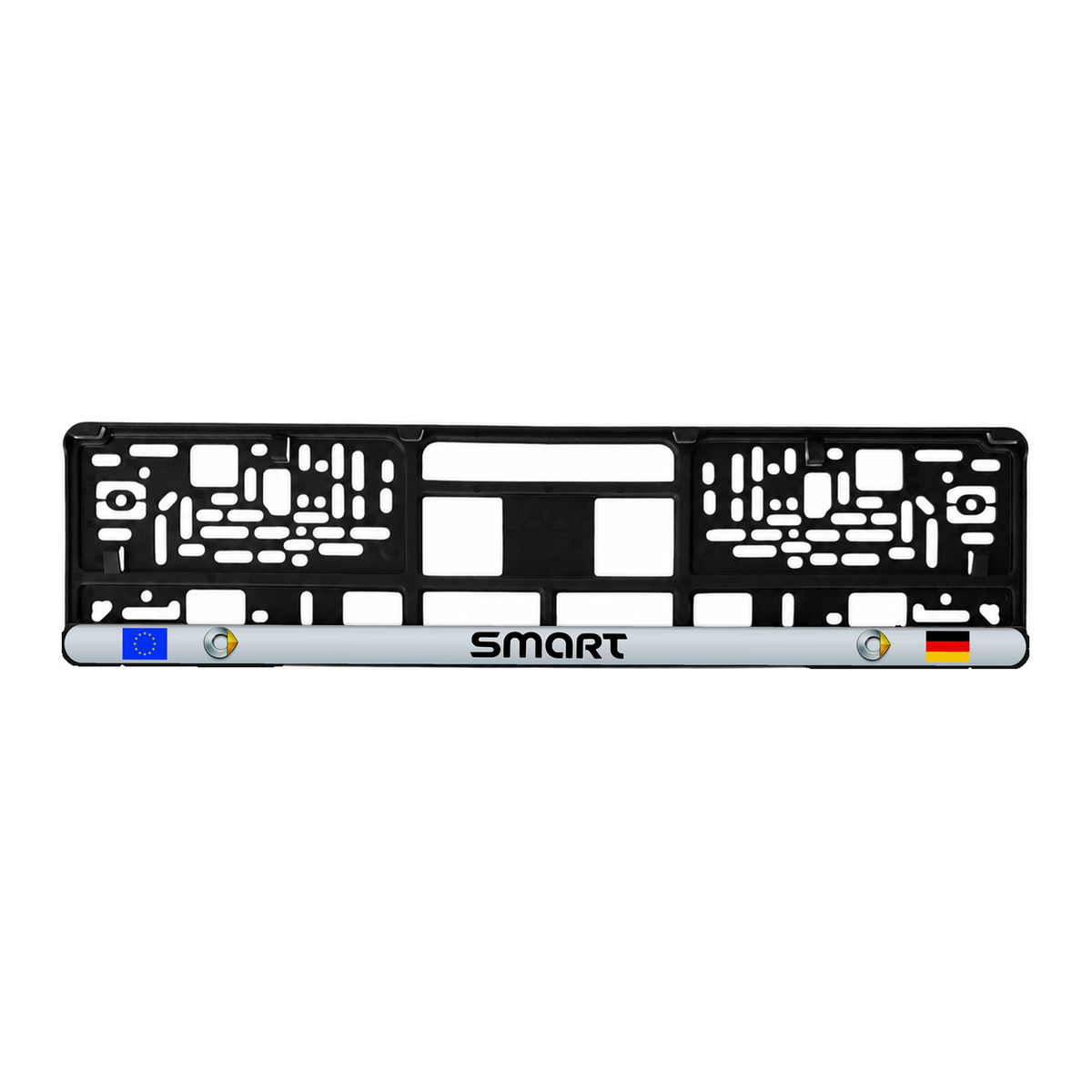 Set 2 bucati, suport numar inmatriculare personalizat Smart, HLX-3