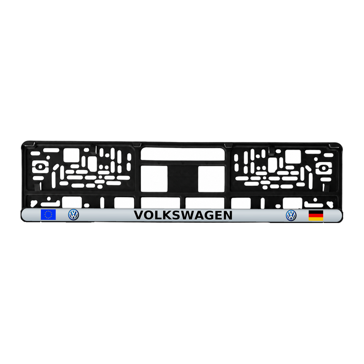Set 2 bucati, suport numar inmatriculare personalizat Volkswagen, HLX-3