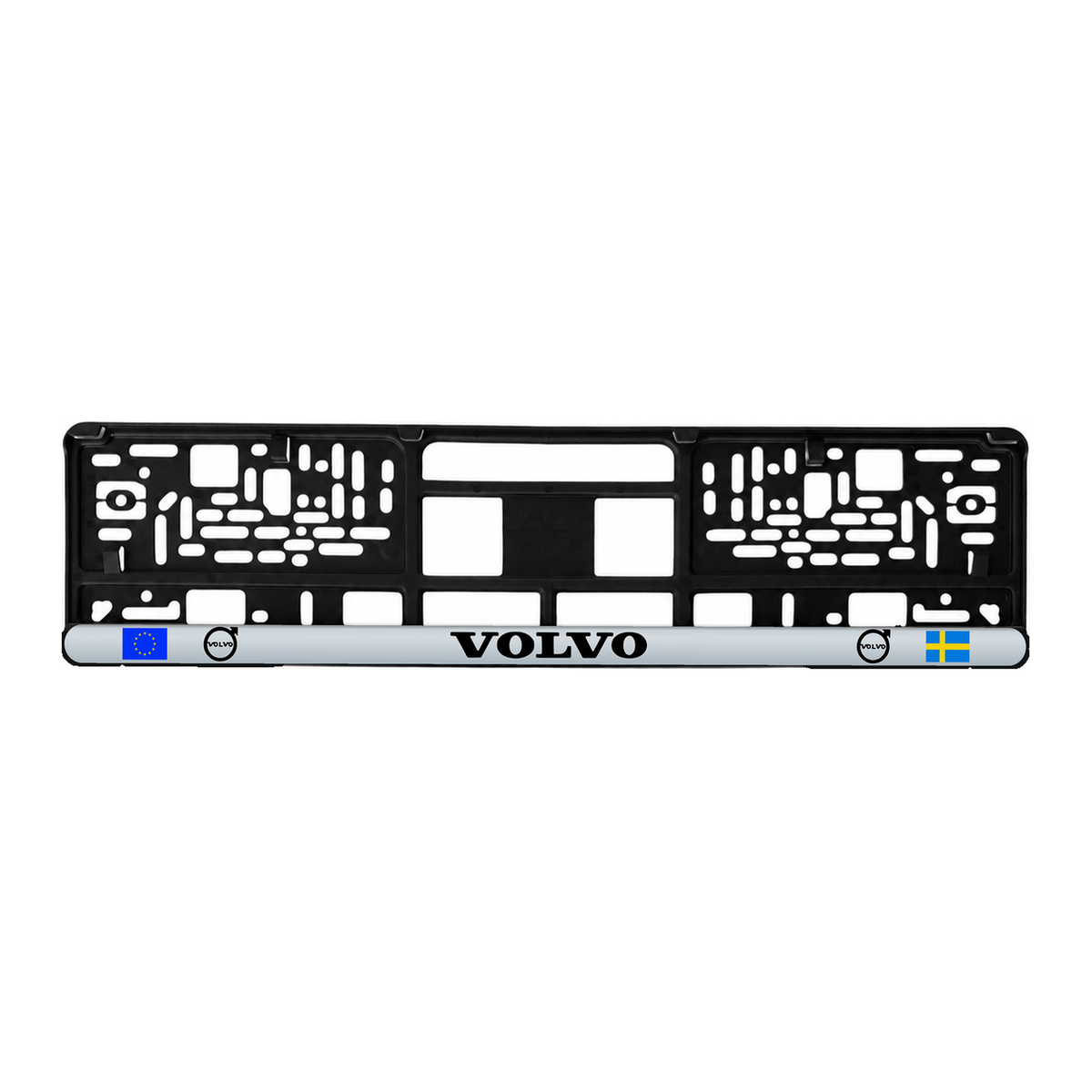 Set 2 bucati, suport numar inmatriculare personalizat Volvo, HLX-3