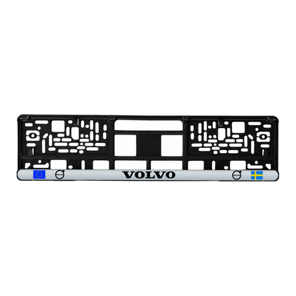 Set 2 bucati, suport numar inmatriculare personalizat Volvo, HLX-3