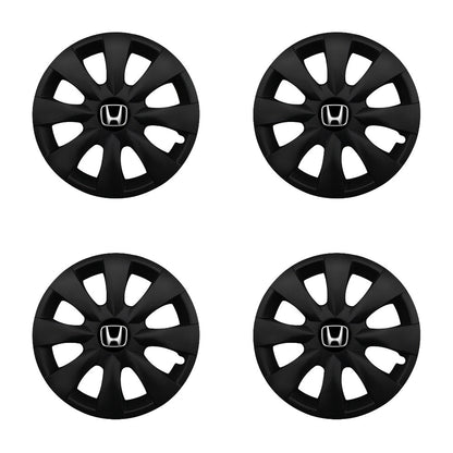 Set 4 capace roti potrivite jantelor de 15 inch compatibile HONDA, Model - 316 Black Edition