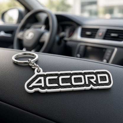 Breloc auto Honda Accord cu lanț și inel