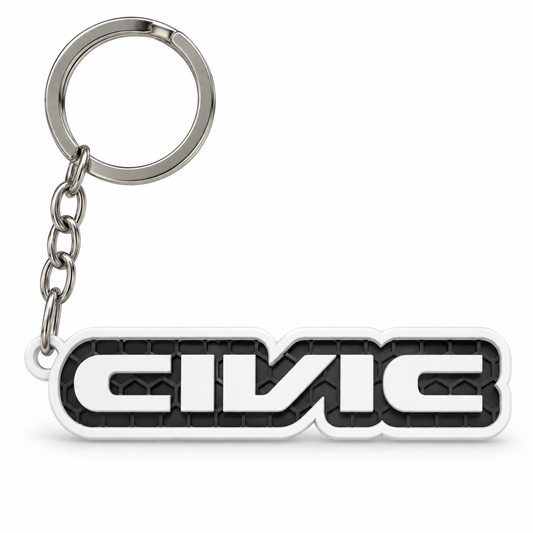 Breloc auto Honda Civic cu lanț și inel