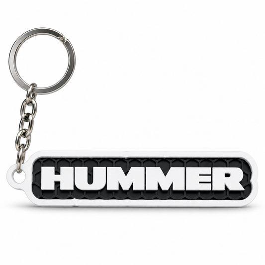 Breloc auto Hummer cu lanț și inel
