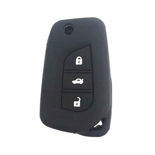 Husa silicon Toyota Rav4, 3 but .cu emblema SIL 313