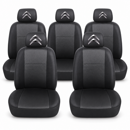 Huse scaune individuale 5 locuri personalizate cu Citroen