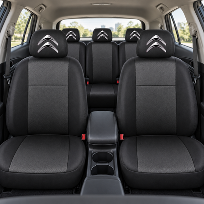Huse scaune individuale 5 locuri personalizate cu Citroen