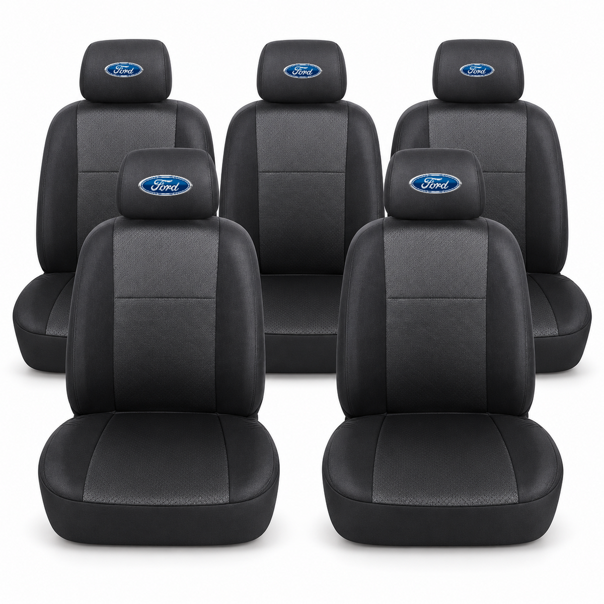 Huse scaune individuale 5 locuri personalizate cu Ford