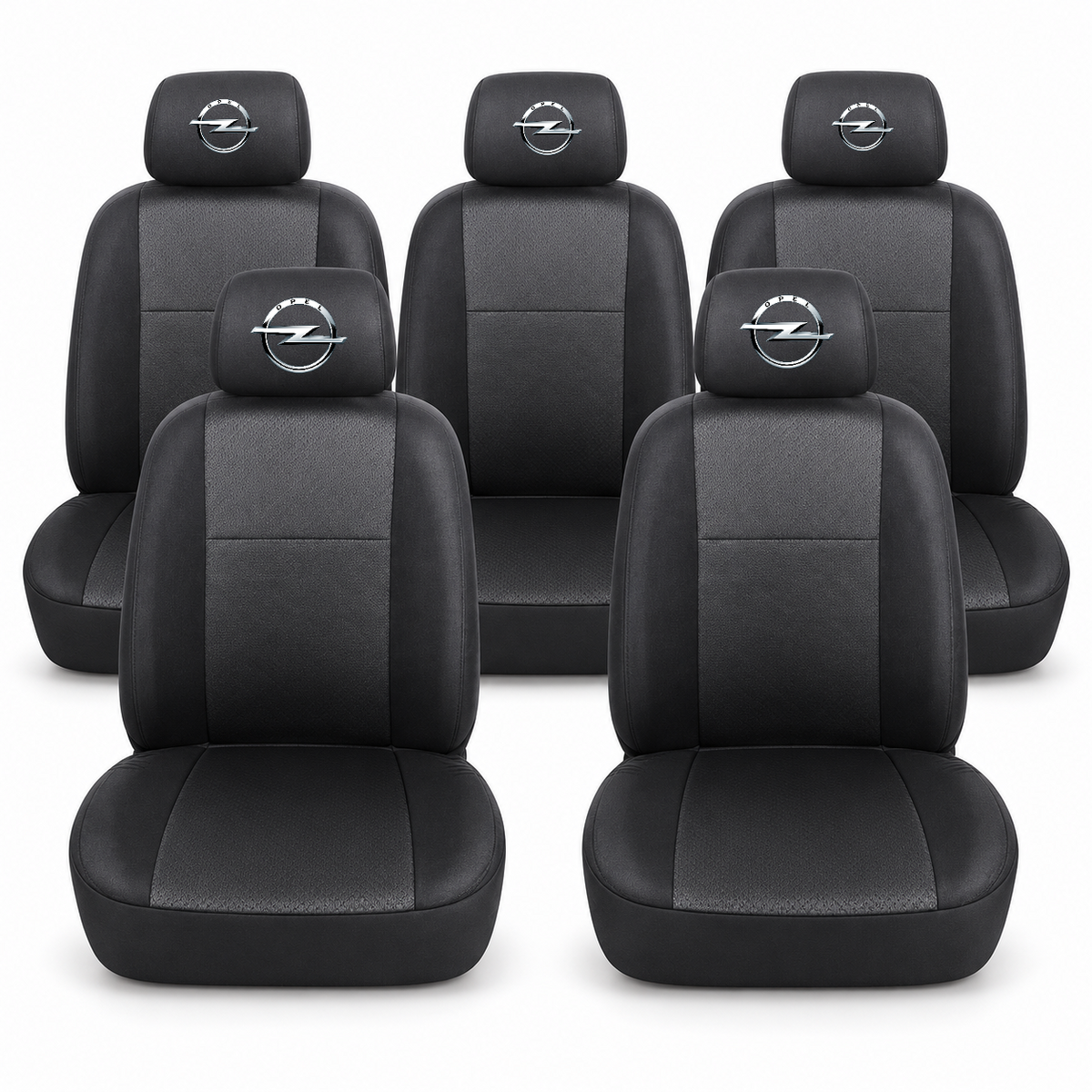 Huse scaune individuale 5 locuri personalizate cu Opel