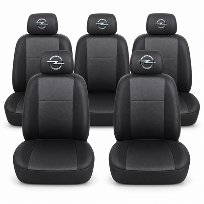 Huse scaune individuale 5 locuri personalizate cu Opel