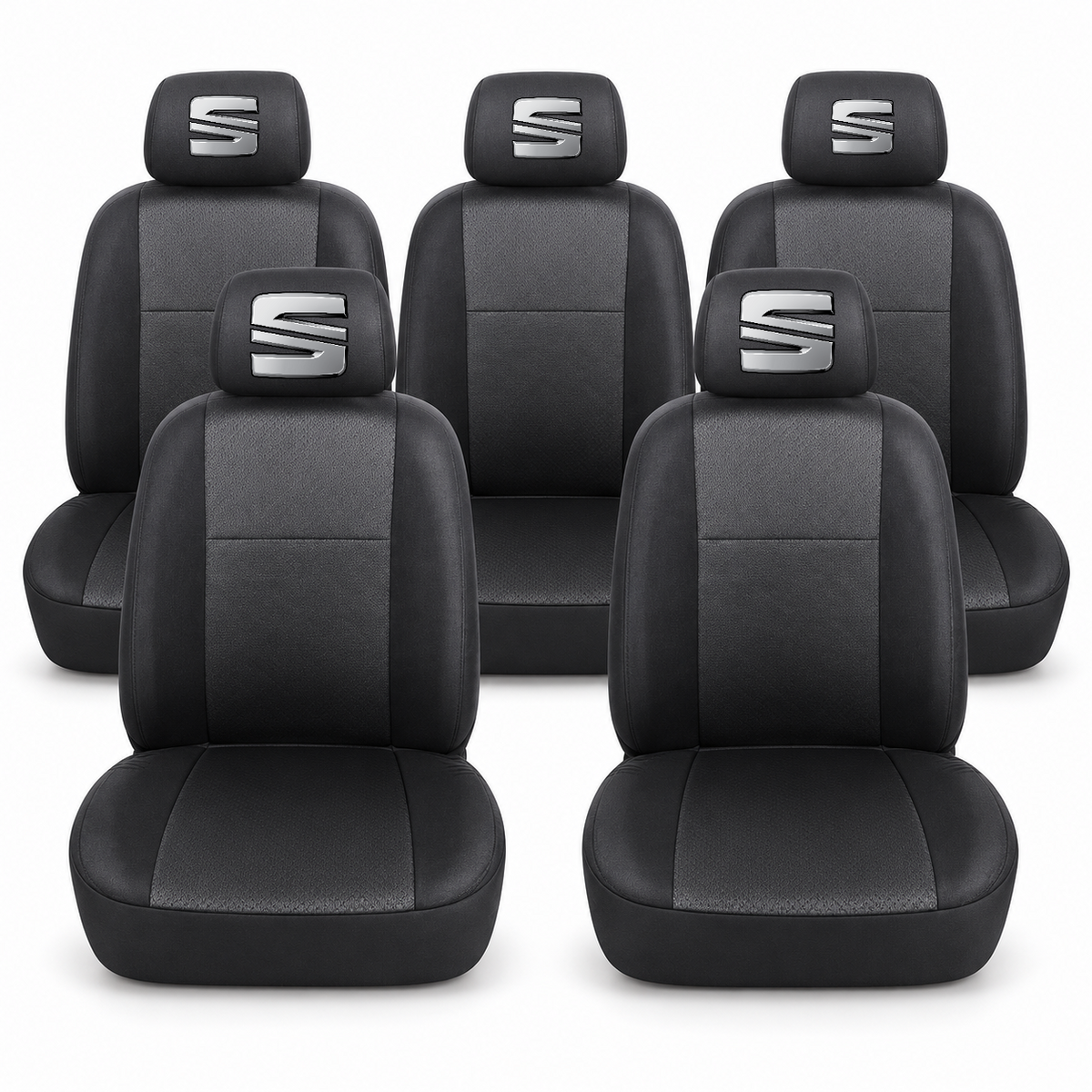 Huse scaune individuale 5 locuri personalizate cu Seat