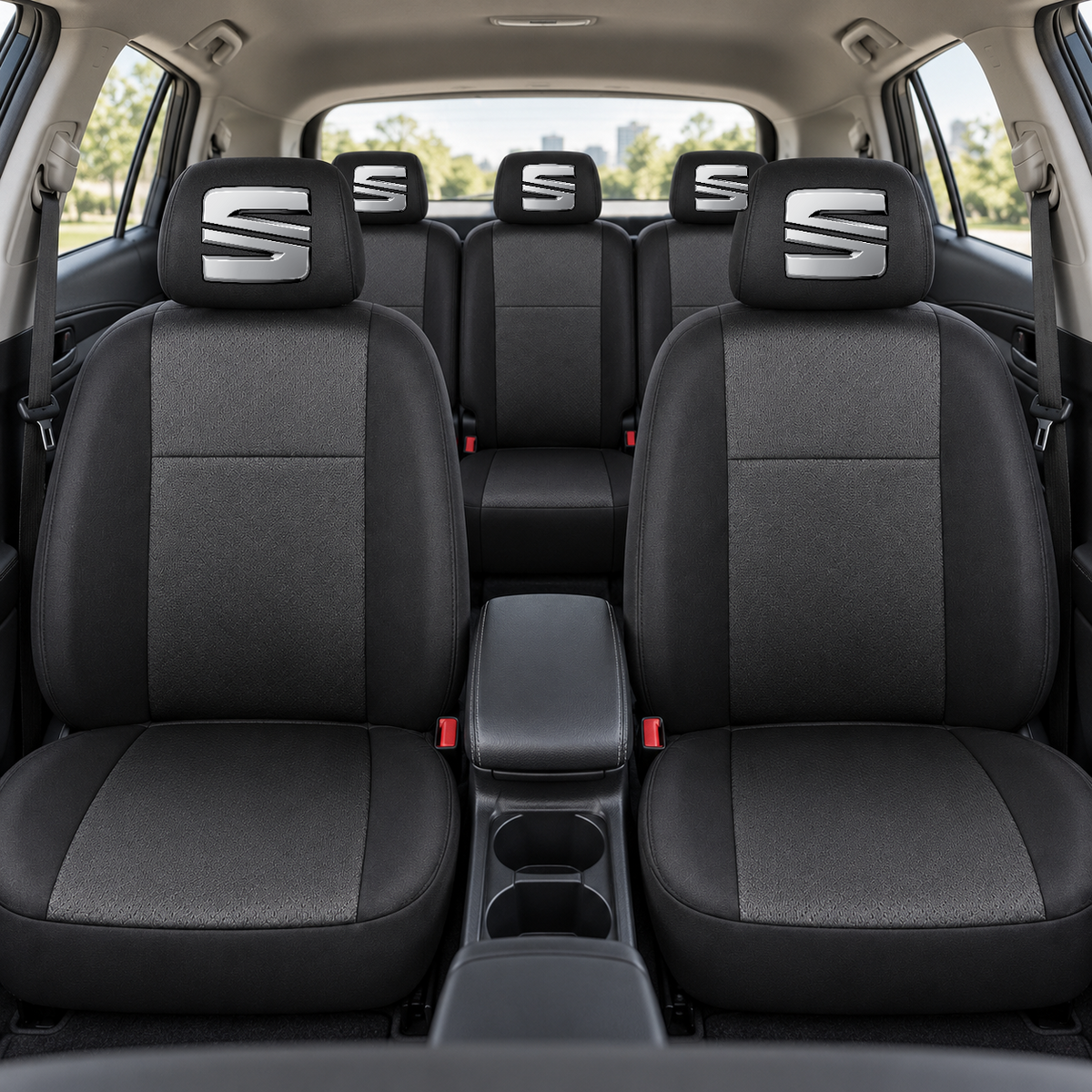 Huse scaune individuale 5 locuri personalizate cu Seat