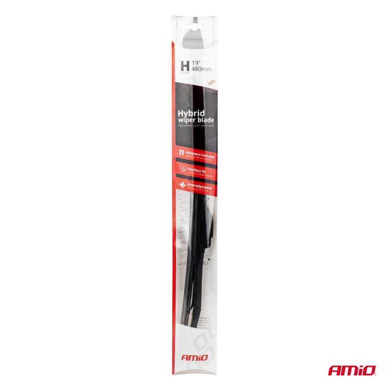 Stergător hibrid multiconnect 20" 500mm 50cm 11 adaptoare AMIO-02207