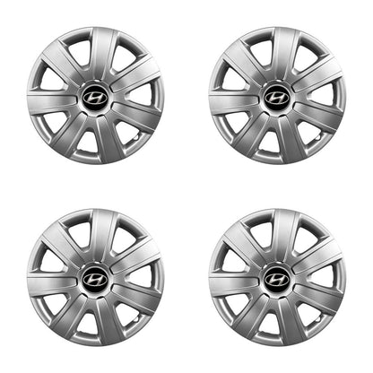 Set 4 capace roti 15 inchi (R15) compatibile HYUNDAI Tucson, Getz, Matrix, i30, Trajet, Coupe, Model-325