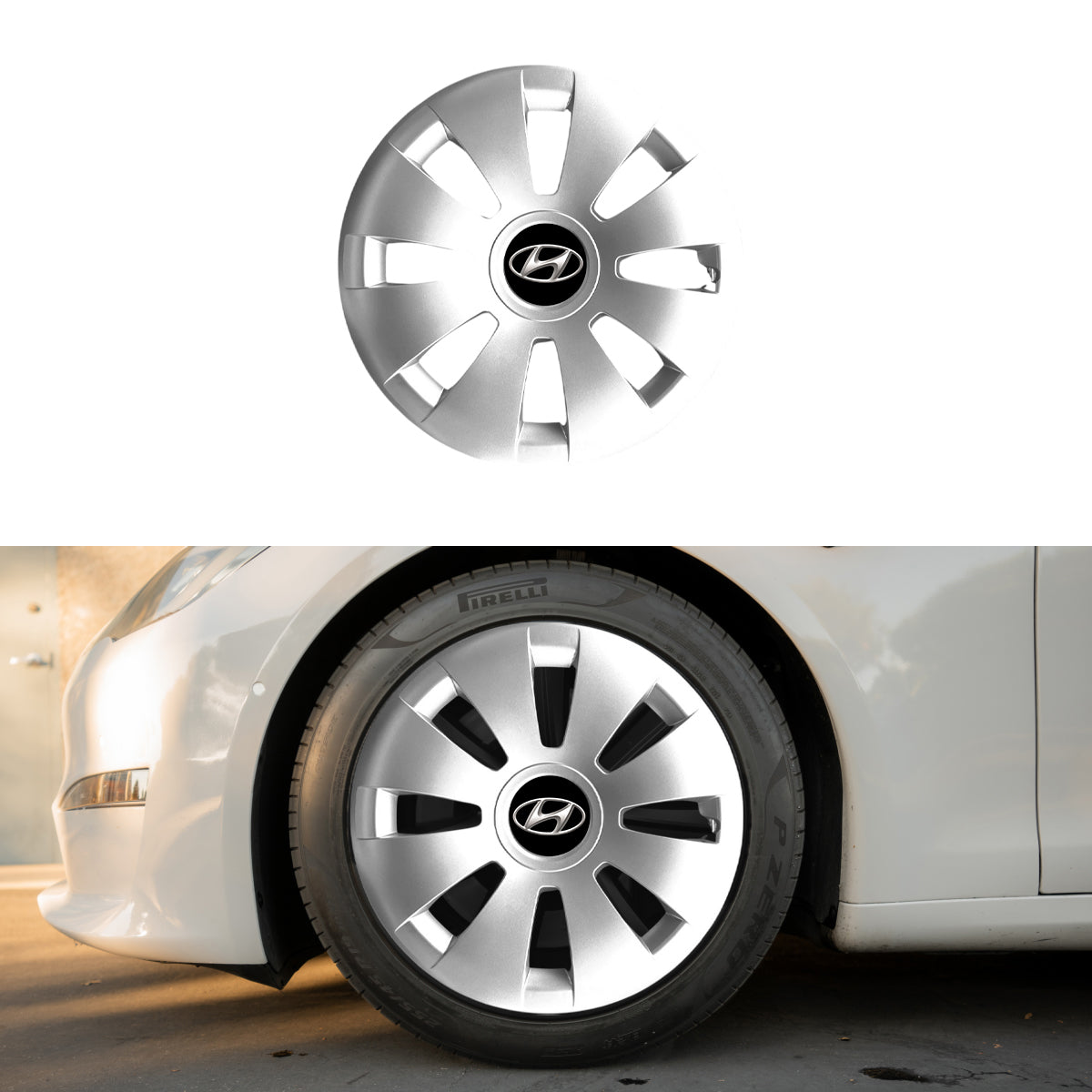 Set 4 capace roti potrivite jantelor de 16 inch compatibile gama HYUNDAI model - 423