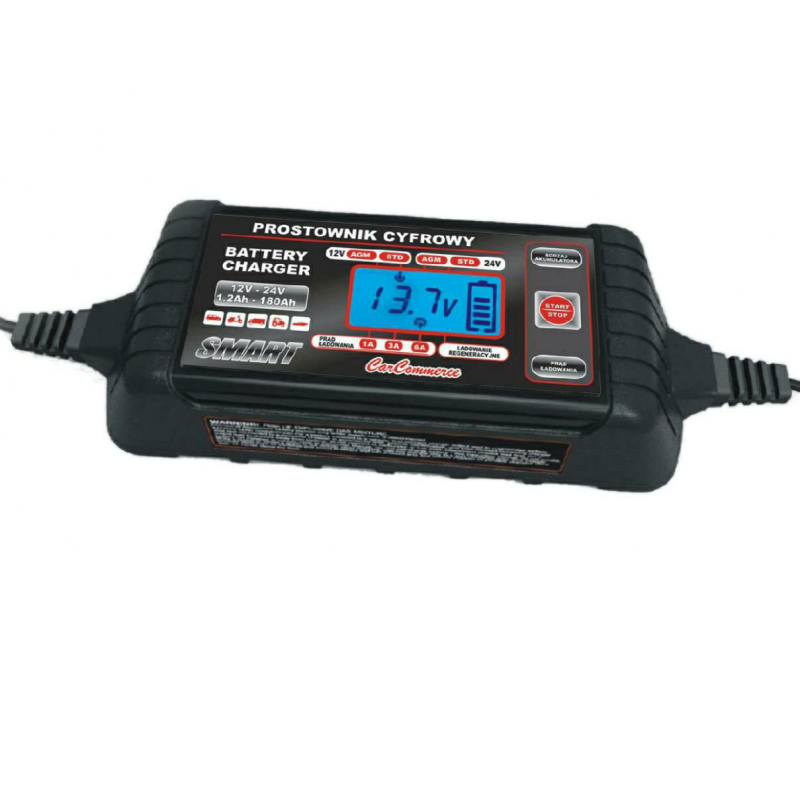 Incarcator digital cu gel 12V-6A/ 24V-3A