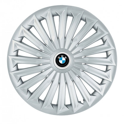 Set 4 capace roti 15 inchi (R15) compatibile BMW, Model Joy Gri