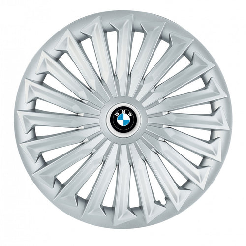 Set 4 capace roti 15 inchi (R15) compatibile BMW, Model Joy Gri