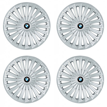 Set 4 capace roti 15 inchi (R15) compatibile BMW, Model Joy Gri