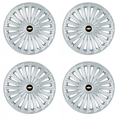 Set 4 capace roti 15 inchi (R15) compatibile CHEVROLET, Model Joy Gri