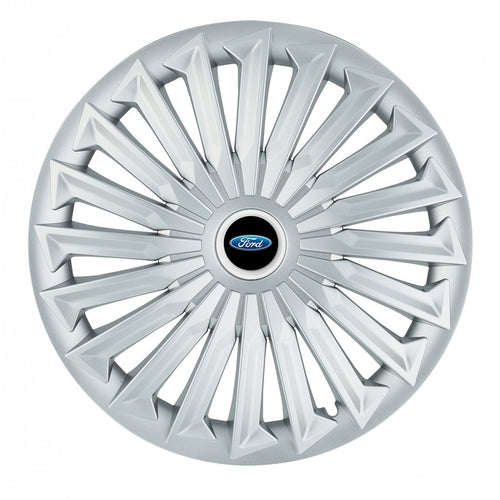 Set 4 capace roti 15 inchi (R15) compatibile FORD, Model Joy Gri