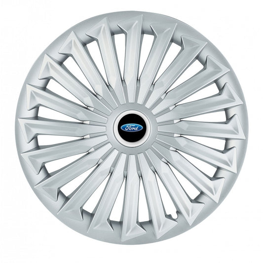 Set 4 capace roti 15 inchi (R15) compatibile FORD, Model Joy Gri