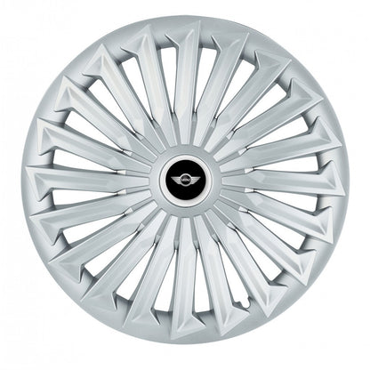 Set 4 capace roti 15 inchi (R15) compatibile MINI, Model Joy Gri