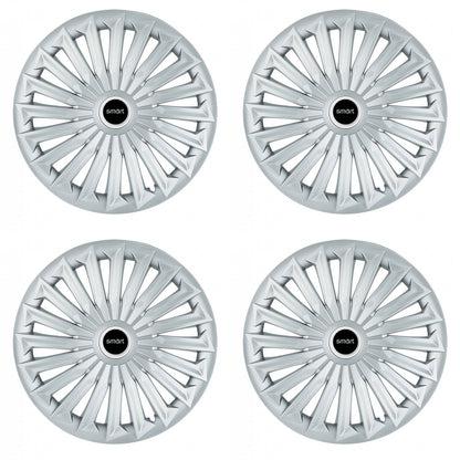 Set 4 capace roti 15 inchi (R15) compatibile SMART, Model Joy Gri