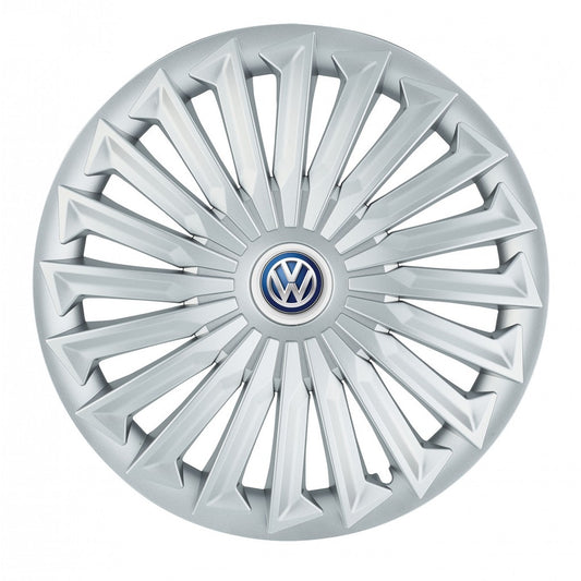 Set 4 capace roti 15 inchi (R15) compatibile VOLKSWAGEN, Model Joy Gri